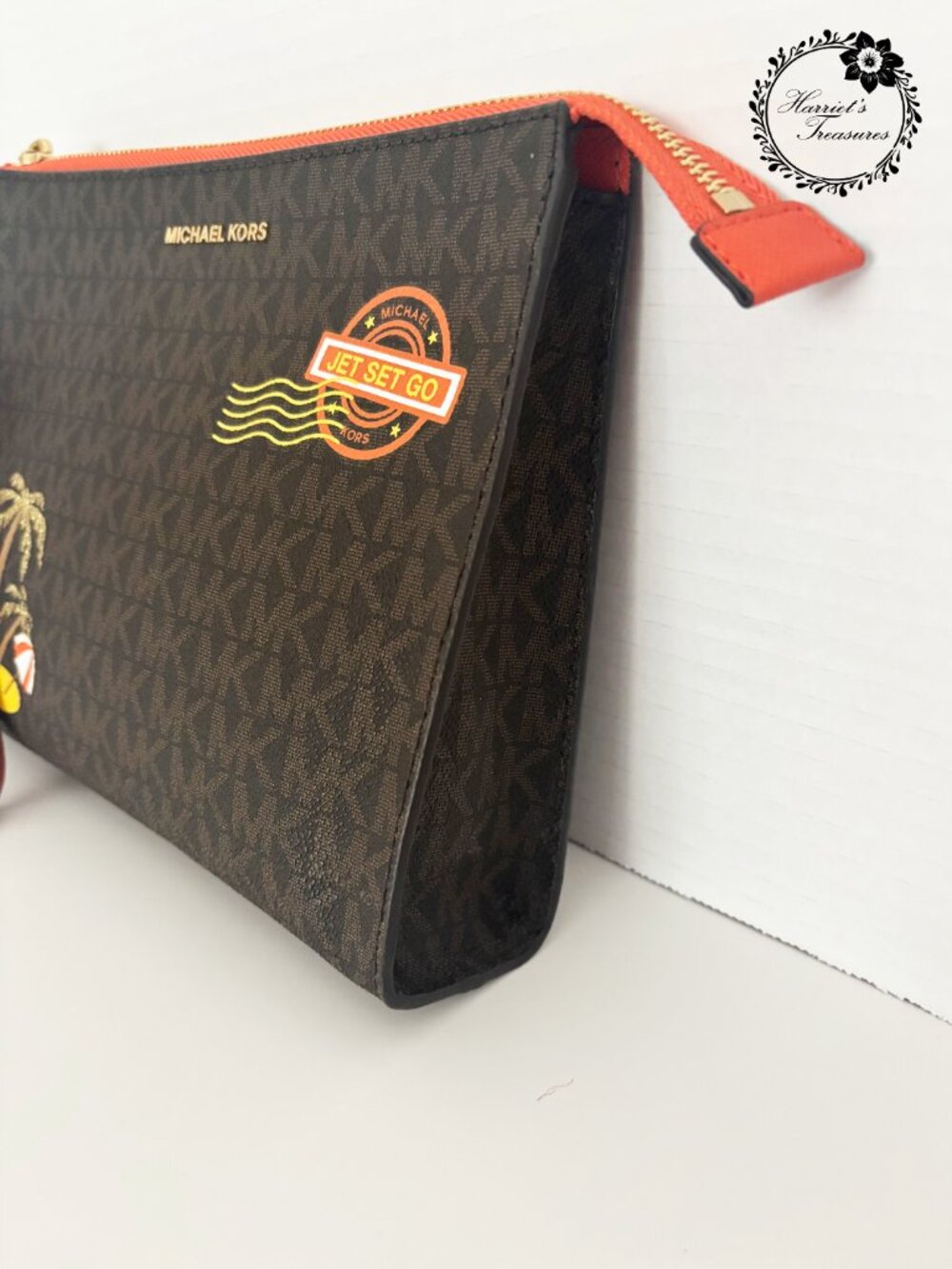 Michael Kors "Jet Set Go" Wristlet & Matching Wallet - Picture 4 of 8